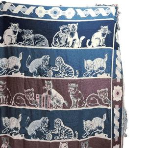 Colcha reversible gatos cama 90 - 5