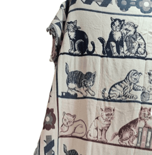 Colcha reversible gatos cama 90 - 6