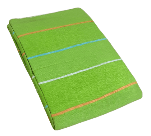 Colchas multiusos verde pistacho rayitas. 180 x 260