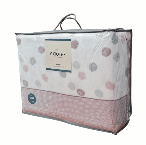 Sábanas Coralina lunares violeta. Cama 150 - 3