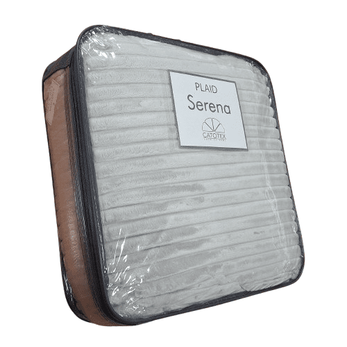 Manta de sofá pana terciopelo piedra 130 x 170 cm