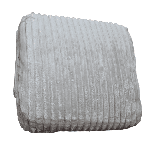 Manta de sofá pana terciopelo piedra 130 x 170 cm - 1