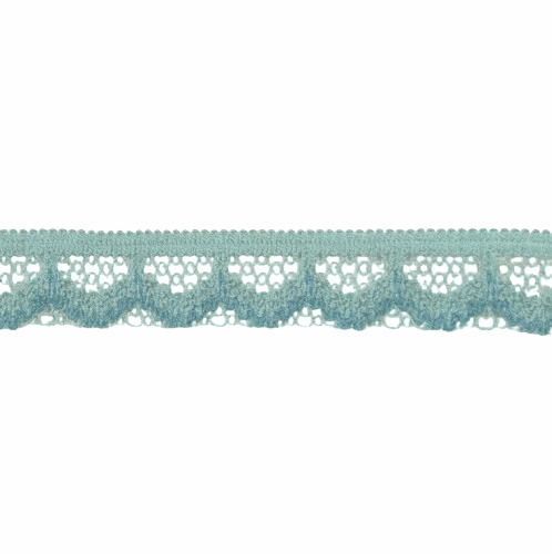 Puntilla azul verdosa