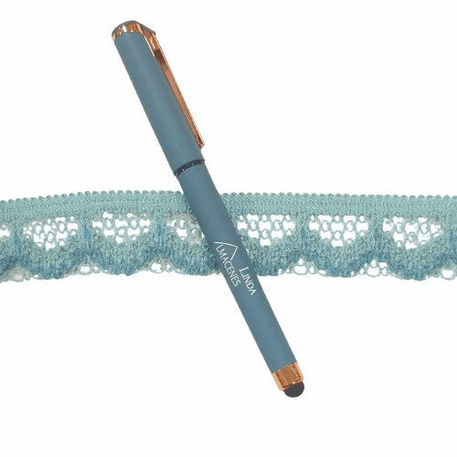 Puntilla azul verdosa - 1