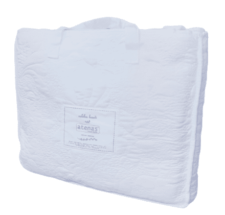 Colcha boutie flores blancas. Cama 135 - 3