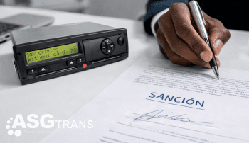 IMPORTANTES SANCIONES POR LA NO SUSTITUCIÓN AL TACÓGRAFO INTELIGENTE