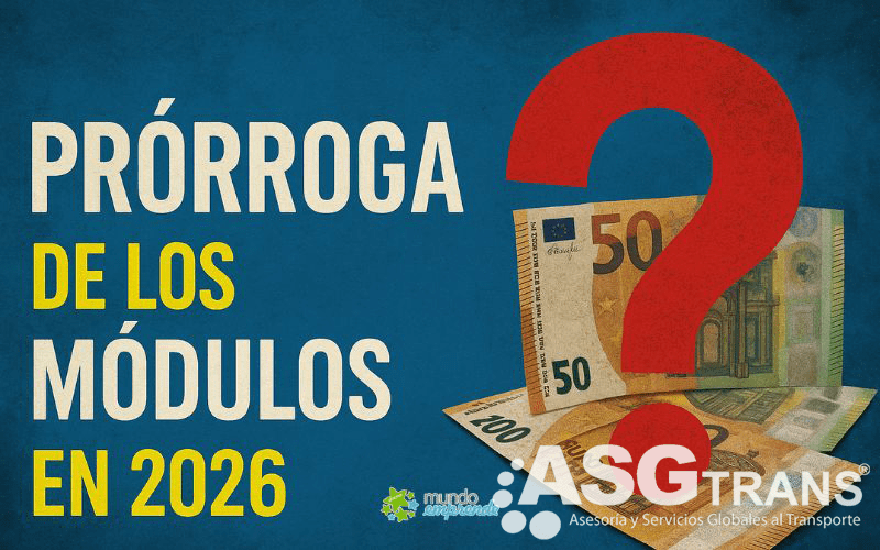 PRÓRROGA DE LOS MÓDULOS PARA EL 2026 A LOS TRANSPORTISTAS AUTÓNOMOS.