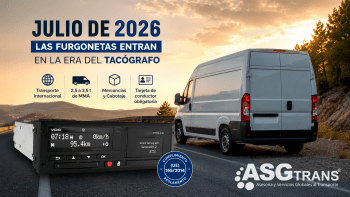 Julio de 2026: las furgonetas entran en la era del tacógrafo