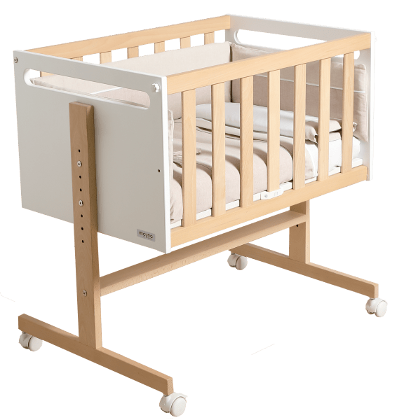 MINICUNA COLECHO (SIN TEXTIL) MO-1973 YOU & ME PLUS BLANCO/CERA NATURAL