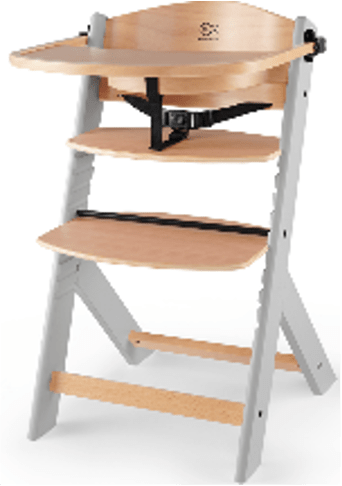 KINDERKRAFT ENOCK HIGHCHAIR WOODEN/GREY