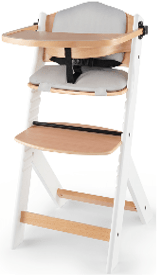 KINDERKRAFT ENOCK HIGHCHAIR + PILLOW WHITE