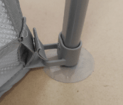 KINDERKRAFT COT ZIKI GREY - 2