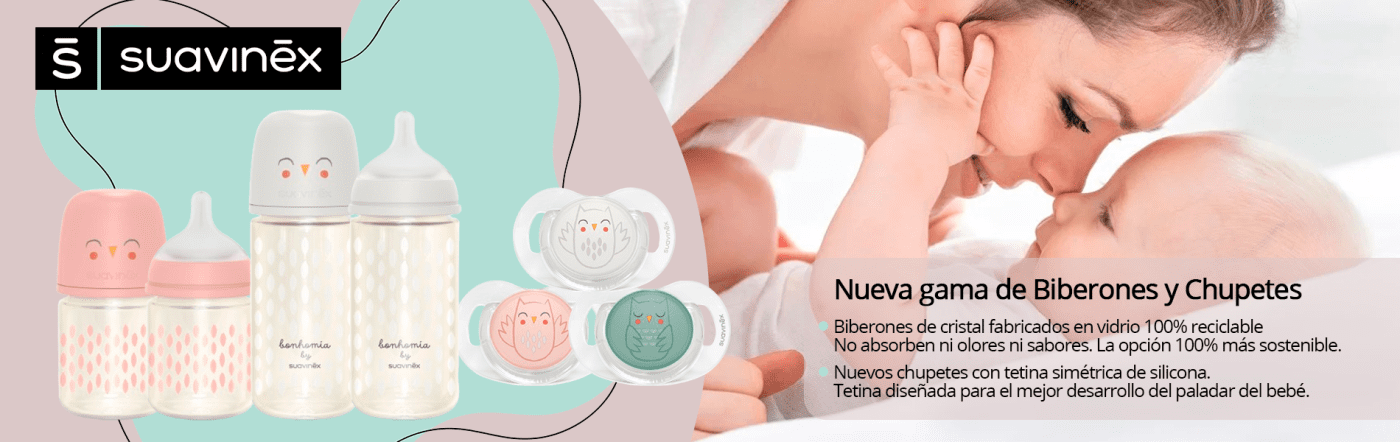 Biberones y chupetes suavinex