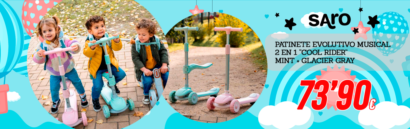 Carruse patinete evolutivo saro