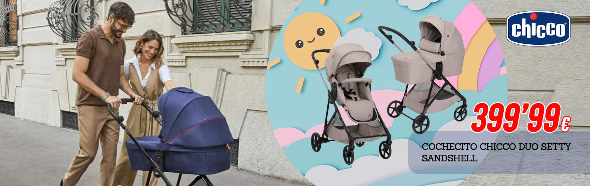 Carrusel cotxet duo setty chicco