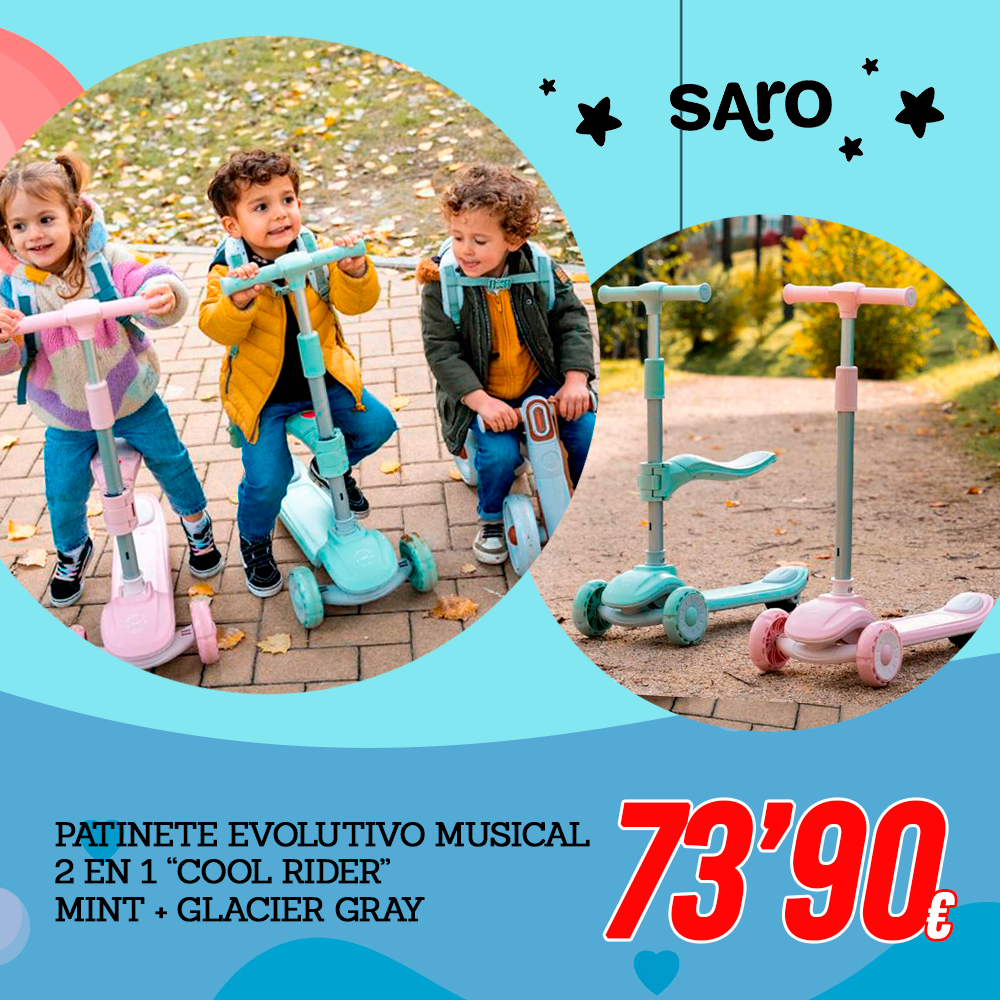 Patinete evolutivo Saro