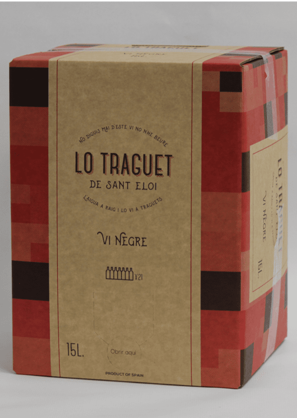 Lo Traguet Negre 12º Bag in Box 15 lt