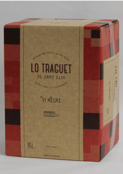 Lo Traguet Negre 12º Bag in Box 15 lt