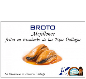 Mejillones en Escabeche Broto 4/6