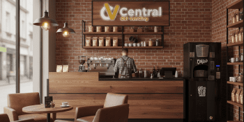 MAQUINA VENDING DE CAFE EN GRANO NECTA BRIO3 BLACK DESIGN