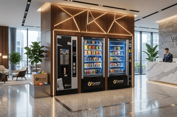 OFERTA MES DE AGOSTO -LOTE 3 MAQUINA VENDING DE SNACKS Y BEBIDAS FRÍAS AZKOYEN MISTRAL PLUS CON MONEDERO, BILLETERO Y TARJETERO y NECTA CANTO TOUCH CON TARJETERO