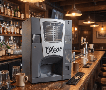 MAQUINA VENDING DE CAFE EN GRANO NECTA BRIO3 SIN MUEBLE CON MONEDERO DE CAMBIO Y TARJETERO