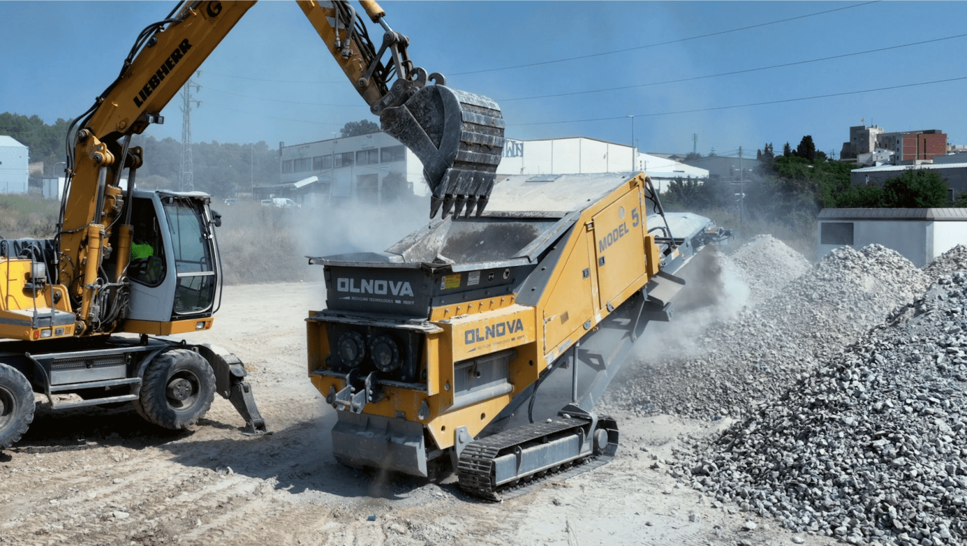 Olnova Model 5: reciclar en la misma obra, ganar margen desde el día 1