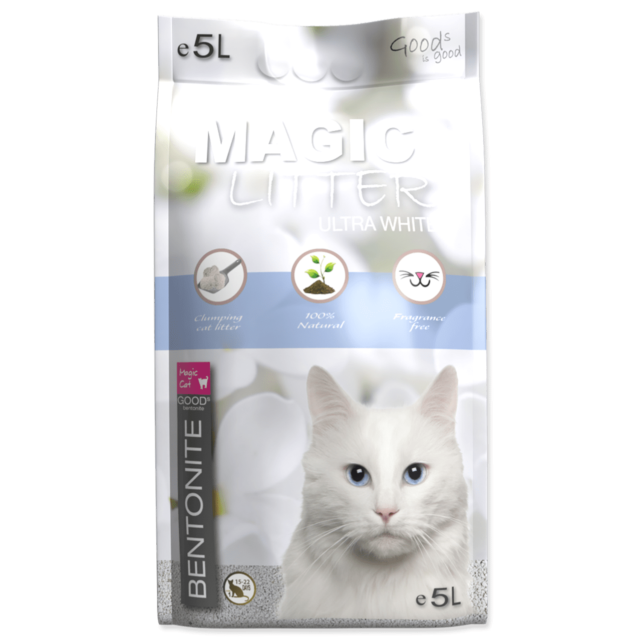 MAGIC CAT LITTER ULTRA WHITE
