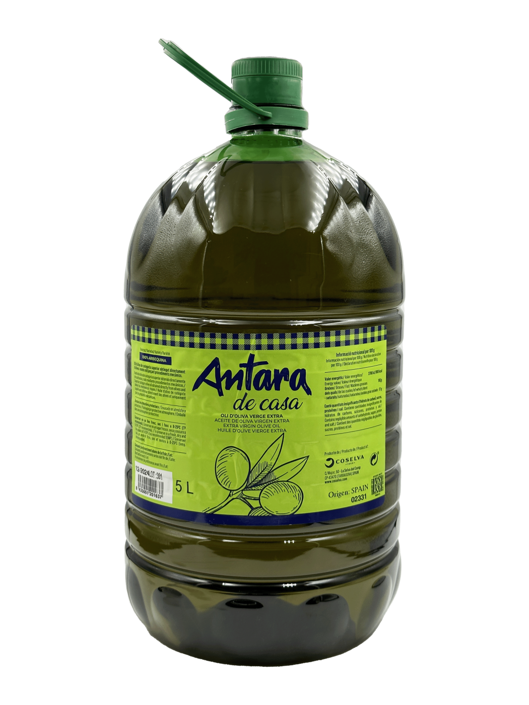 EXTRA VIRGIN OLIVE OIL ANTARA DE CASA 5L