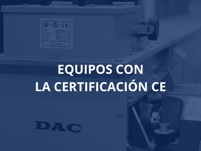 Seguretat certificada en la maquinaria DAC: La teva tranquil·litat és la nostra prioritat