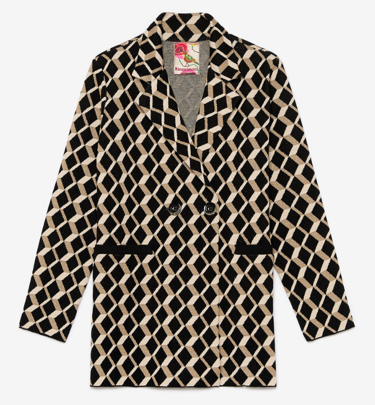MALÌPARMI CHAQUETA PURITY FLOWER JACQUARD -