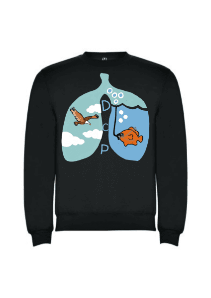 Sudadera sin capucha - Pulmones
