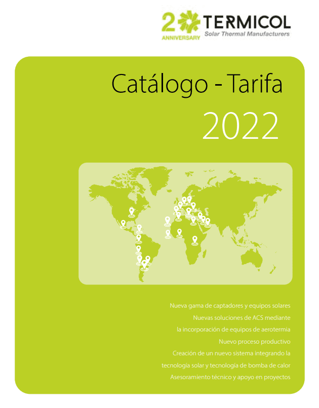Nueva Tarifa TERMICOL 2022