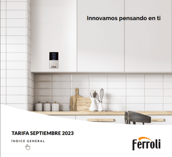 Nuevo Catálogo-Tarifa Digital FERROLI septiembre 2023