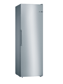 Congelador Vertical Bosch GSN36VIFP Inoxidable antihuellas de 186 x 60 cm No Frost | Motor Inverter Clase F | Serie 4