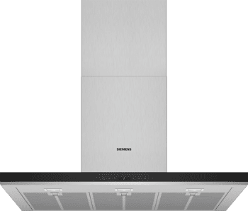 Campana de Pared Decorativa Siemens LC98BIP50 Metallic de 90 cm con una potencia de 843 m³/h | Motor iQdrive Clase A+ | iQ500