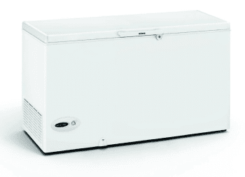 Arcón Congelador Edesa EZH-4111 Blanco de 86 x 151 x 69 cm con 411 L y tecnología Defrost