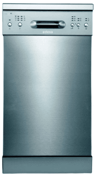 Lavavajillas Edesa EDW-4610 X Inoxidable, de 45 cm, para 10 servicios con 6 programas de lavado | Clase E