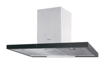 Campana de Pared Edesa ECB-9831 XGBK Negra de 90 cm con 3 niveles + función turbo a 850 m³/h | Clase A