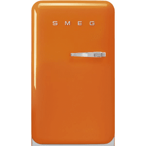 Frigorífico + Congelador Mini Naranja Smeg FAB10LOR5 | Retro Años 50 | Bisagra Izquierda | Clase E
