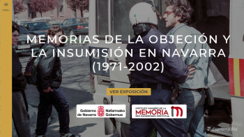 Exposició en línia sobre l’objecció i insubmissió a Navarra