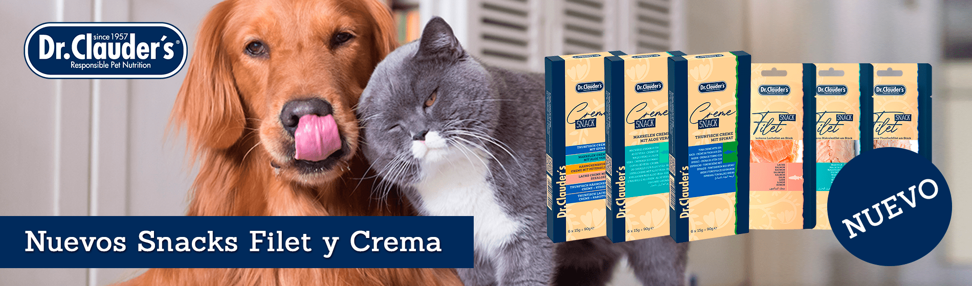 Nuevos snacks filetes y crema