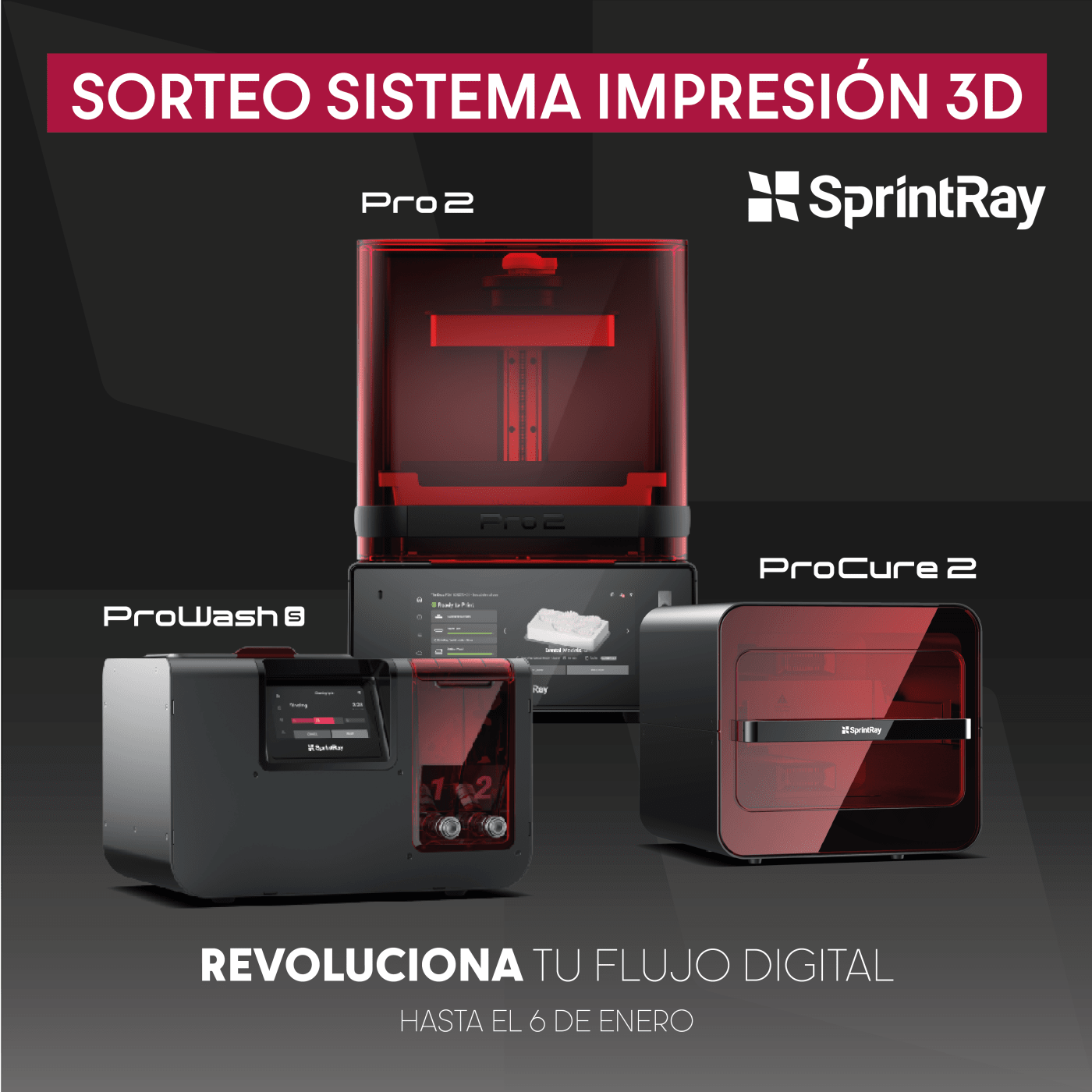 ¡Sorteo Sistema de impresión 3D!