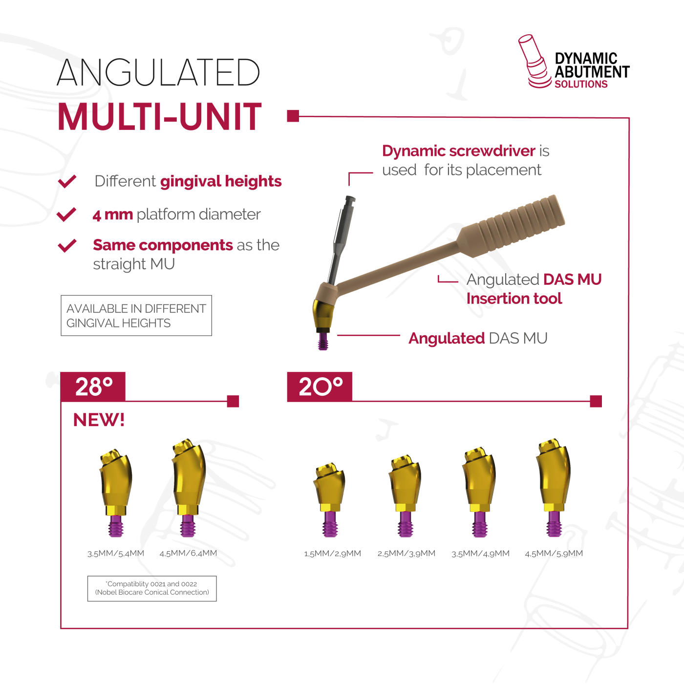 Multi-Unit Angulado 28º