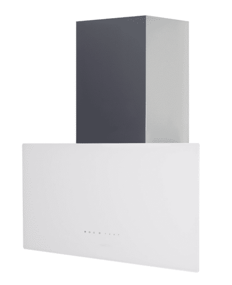 CATA GRECO 90 WH CAN ROCA CAMPANA VERTICAL CRISTAL BLANCO 90CM 850M3/H A Motor BT3 (duplicate) - 2