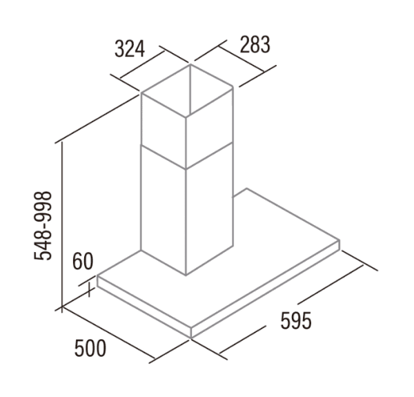 CATA ST-7000 X CAMPANA INOX 70CM 302M3/H C Motor TT300 (duplicate) - 2