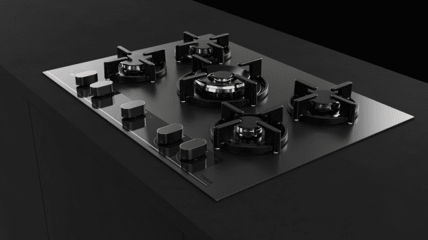 TEKA GBC 75-G1 BM NAT PLACA CRISTAL NEGRO MATE GAS BUTANO 75CM 5 FUEGOS Infinity G1 - 3