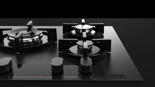 TEKA GBC 75-G1 BM NAT PLACA CRISTAL NEGRO MATE GAS BUTANO 75CM 5 FUEGOS Infinity G1 - 4