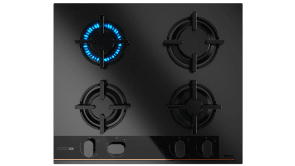 TEKA GBC 64-G1 BM NAT PLACA CRISTAL NEGRO MATE GAS BUTANO 60CM 4 FUEGOS Infinity G1 - 2