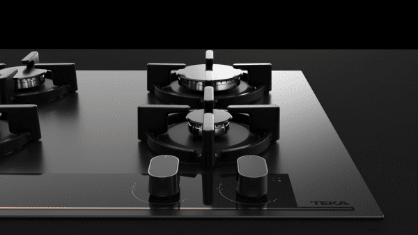 TEKA GBC 64-G1 BM NAT PLACA CRISTAL NEGRO MATE GAS BUTANO 60CM 4 FUEGOS Infinity G1 - 4